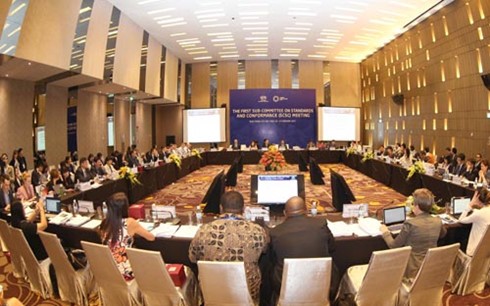Tiếp tục cuộc họp của các nhóm công tác và tiểu ban Diễn đàn hợp tác kinh tế châu Á-Thái Bình Dương  - ảnh 1